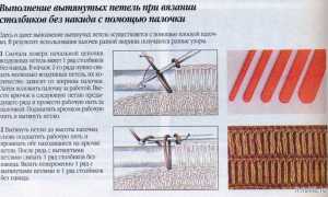 Мастер-класс: техника вязания вытянутой петли спицами